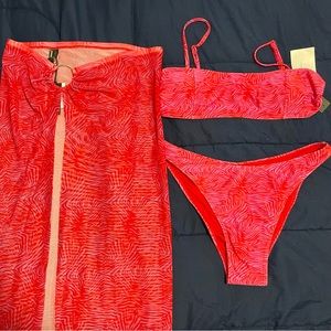Kylie + Kendall Three Piece Swim Set